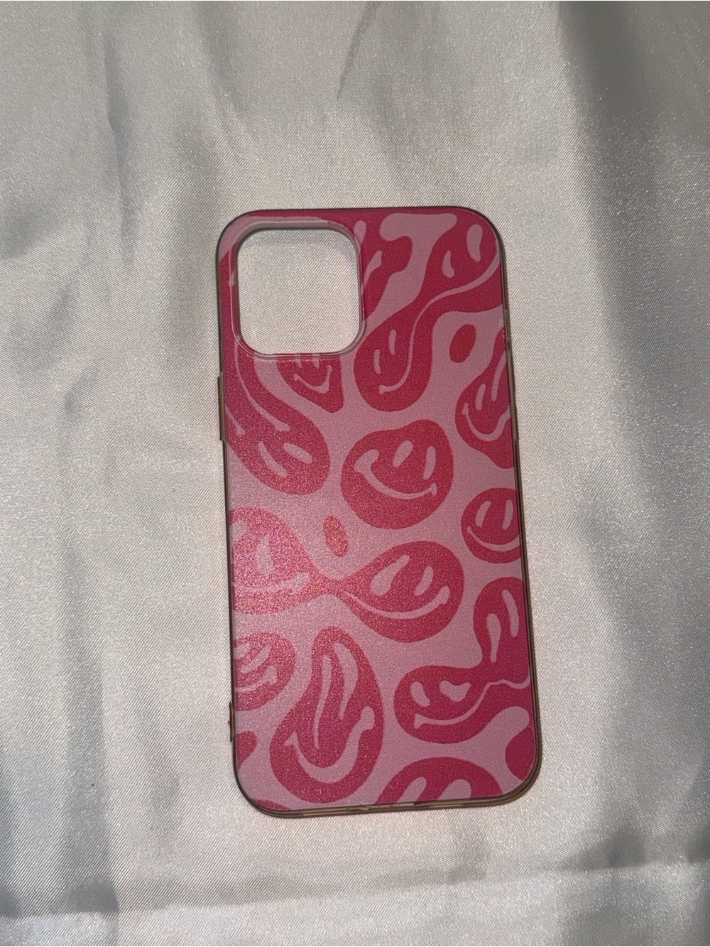 Pink Abstract Smiley Pattern Phone Case 💗 IPhone 12 Pro Max